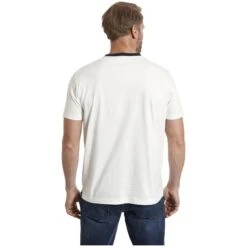 Doppelpack T-Shirt TORAN Wollweiß Dunkelrot -Jan Vanderstorm server 2605