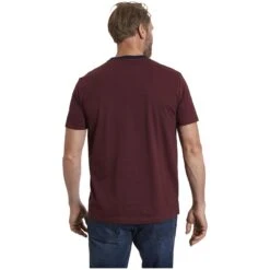 Doppelpack T-Shirt TORAN Wollweiß Dunkelrot -Jan Vanderstorm server 2606