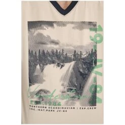 T-Shirt KISPING Wollweiß -Jan Vanderstorm server 2635