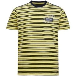 T-Shirt LINOR Gelb Gestreift