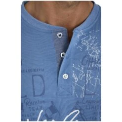 T-Shirt REIDAR Blau -Jan Vanderstorm server 2704