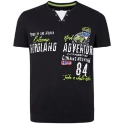 T-Shirt ERTTO Schwarz