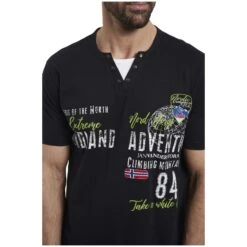 T-Shirt ERTTO Schwarz -Jan Vanderstorm server 2741