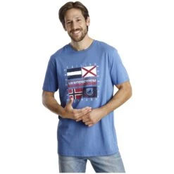Doppelpack T-Shirt PREBEN Blau Dunkelblau -Jan Vanderstorm server 2749