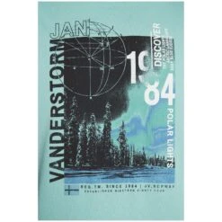 T-Shirt FLYKS Türkis -Jan Vanderstorm server 2789