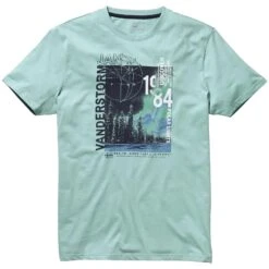 T-Shirt FLYKS Türkis -Jan Vanderstorm server 2790