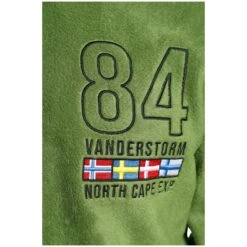 Fleece-Sweatshirt TOMAS Grün -Jan Vanderstorm server 282