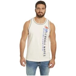Doppelpack Tanktop TIDEMAN Wollweiß Blau -Jan Vanderstorm server 2834