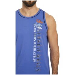 Doppelpack Tanktop TIDEMAN Wollweiß Blau -Jan Vanderstorm server 2837
