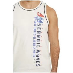 Doppelpack Tanktop TIDEMAN Wollweiß Blau -Jan Vanderstorm server 2840