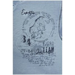 T-Shirt GODBERT Hellblau -Jan Vanderstorm server 2845