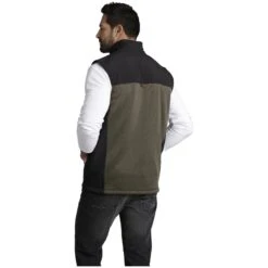 Outdoorweste ADALWOLF Oliv Schwarz -Jan Vanderstorm server 2930