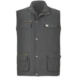 Trekking Weste HELMBOT Dunkelgrau