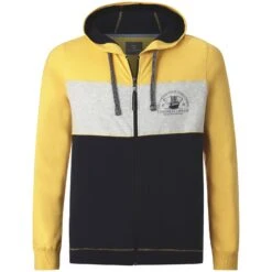 Sweatjacke PAULHARD Gelb Dunkelblau