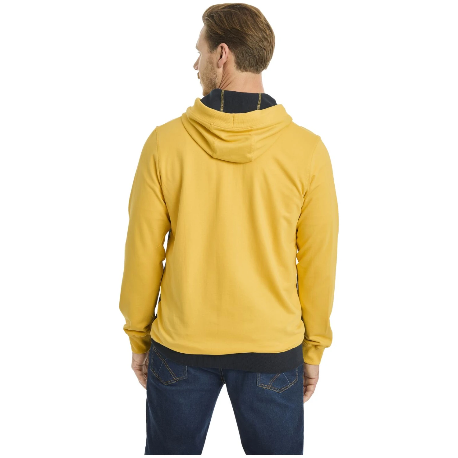 Sweatjacke PAULHARD Gelb Dunkelblau 3 Sweatjacke PAULHARD Gelb Dunkelblau – Bild 3