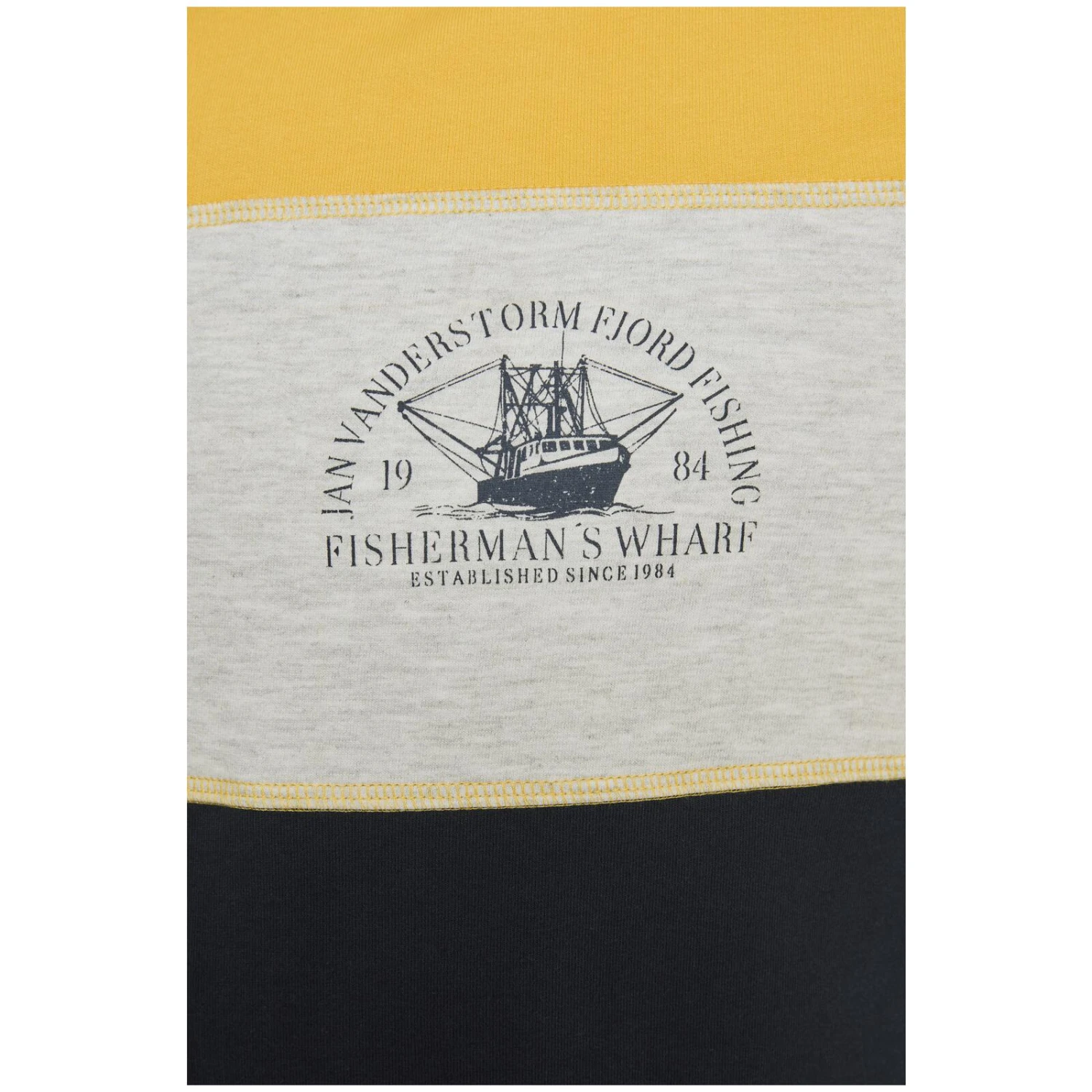 Sweatjacke PAULHARD Gelb Dunkelblau 4 Sweatjacke PAULHARD Gelb Dunkelblau – Bild 4