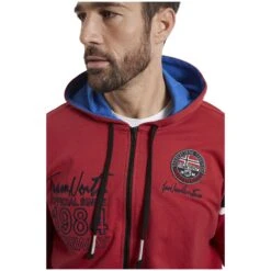 Sweatjacke ANTOO Rot -Jan Vanderstorm server 2996