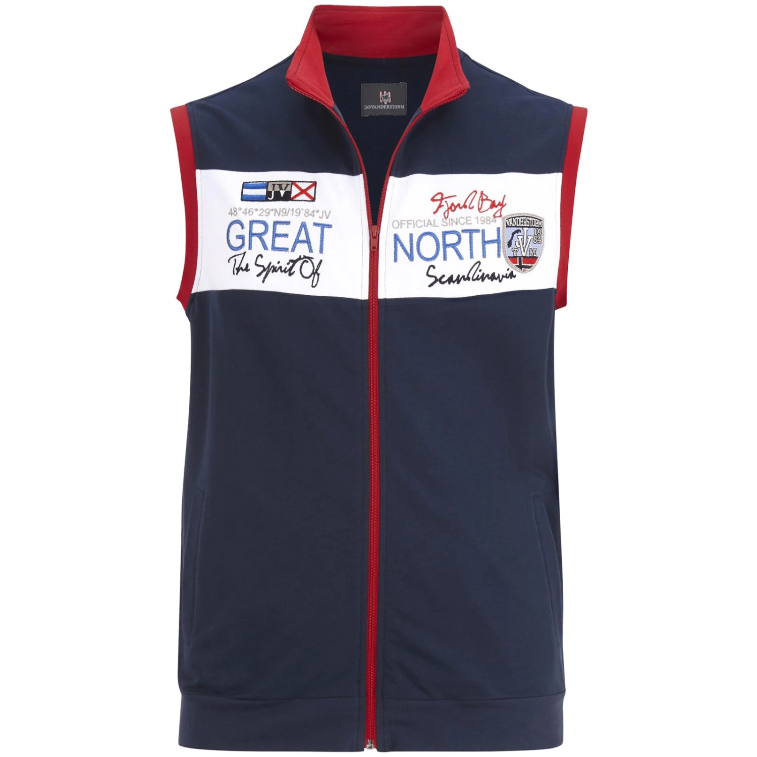 Sweatweste EJVIND Dunkelblau 1 Sweatweste EJVIND Dunkelblau