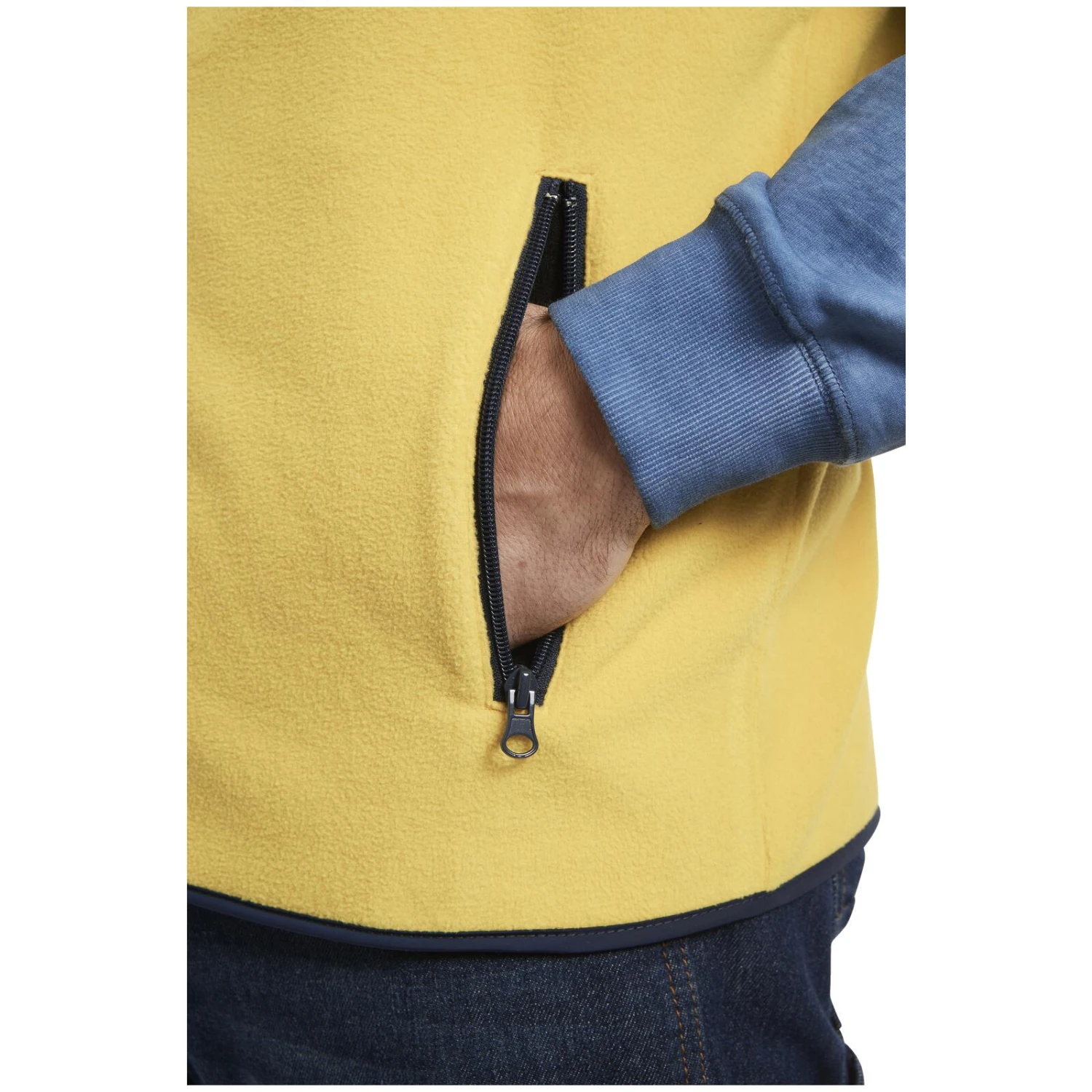Fleeceweste VILEM Gelb 4 Fleeceweste VILEM Gelb – Bild 4