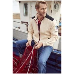 Sweatjacke HEIMO Beige -Jan Vanderstorm server 3115