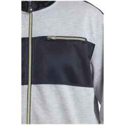 Sweatjacke HARDWIN Grau Melange -Jan Vanderstorm server 3152