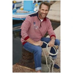 Sweatshirt ALVARIN Rot -Jan Vanderstorm server 320