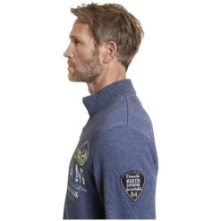 Strickjacke SVEND Blau -Jan Vanderstorm server 3235