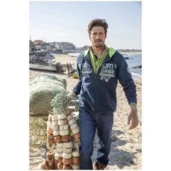 Sweatjacke STORR Dunkelblau -Jan Vanderstorm server 3253