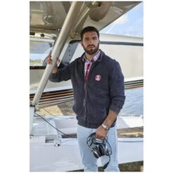 Sweatjacke DIETBERT Dunkelblau -Jan Vanderstorm server 3283