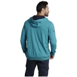 Sweatjacke ABBE Petrol -Jan Vanderstorm server 3286