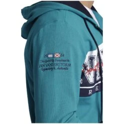 Sweatjacke ABBE Petrol -Jan Vanderstorm server 3287