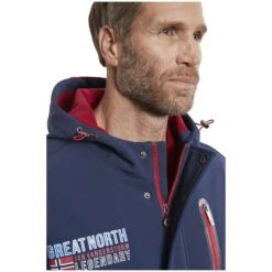 Softshelljacke HELGE Dunkelblau -Jan Vanderstorm server 3301