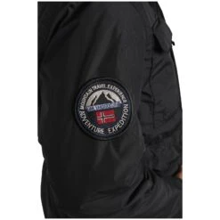 Outdoorjacke AJAN Schwarz -Jan Vanderstorm server 3314