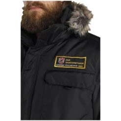 Outdoorjacke AJAN Schwarz -Jan Vanderstorm server 3315