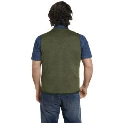 Strickweste TANE Grün Gemustert -Jan Vanderstorm server 3342