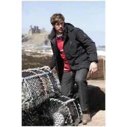 Funktionsjacke BOTULFR Schwarz -Jan Vanderstorm server 3362