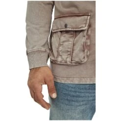 Sweatjacke GANGOLF Hellbraun -Jan Vanderstorm server 3421