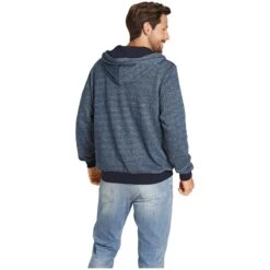 Sweatjacke ROBART Blau Melange -Jan Vanderstorm server 3425
