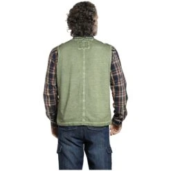 Sweatweste TORGILS Oliv -Jan Vanderstorm server 3467