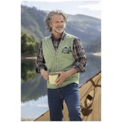 Sweatweste TORGILS Oliv -Jan Vanderstorm server 3471