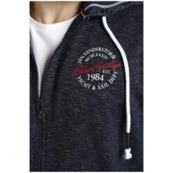 Sweatjacke JOKORA Dunkelblau Melange -Jan Vanderstorm server 3550
