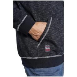 Sweatjacke JOKORA Dunkelblau Melange -Jan Vanderstorm server 3551