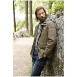 Fieldjacket BERTELOT Oliv -Jan Vanderstorm server 3558