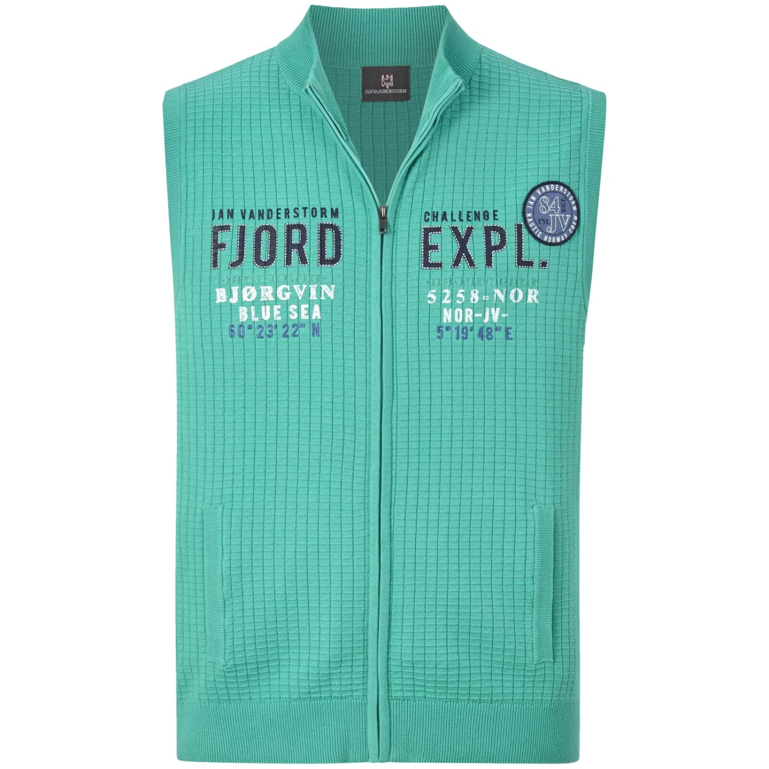 Strickweste THYRON Grün 1 Strickweste THYRON Grün