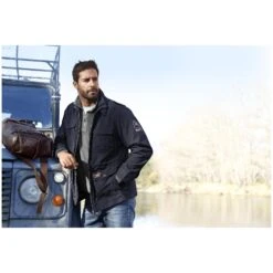 Fieldjacket BROR Dunkelblau -Jan Vanderstorm server 3632