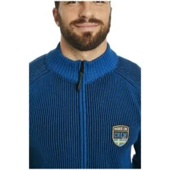 Strickjacke VERMUNDUR Royal Blau -Jan Vanderstorm server 3725