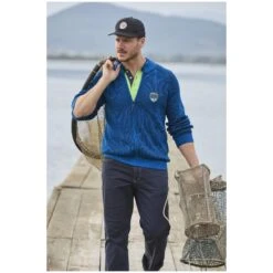 Strickjacke VERMUNDUR Royal Blau -Jan Vanderstorm server 3726