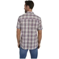 Kurzarmhemd PALLE Beige Kariert 11 Kurzarmhemd PALLE Beige Kariert -Jan Vanderstorm server 385