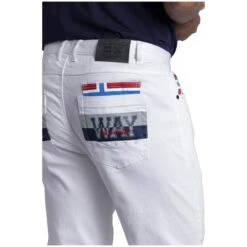 Tiefbundhose GUNTRAM Weiß -Jan Vanderstorm server 3880