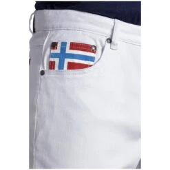 Tiefbundhose GUNTRAM Weiß -Jan Vanderstorm server 3883